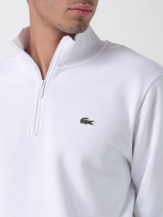 25FW 라코스테 긴팔 티셔츠 SH9774 001 White - LACOSTE