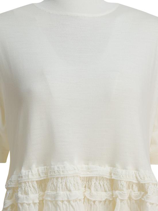 26SS 알라이아 반팔 티셔츠 AA9H1393K164C000 White - ALAIA