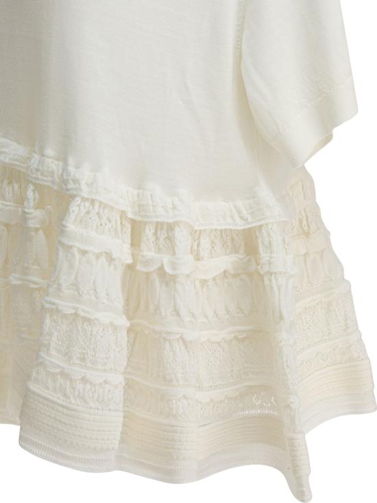 26SS 알라이아 반팔 티셔츠 AA9H1393K164C000 White - ALAIA