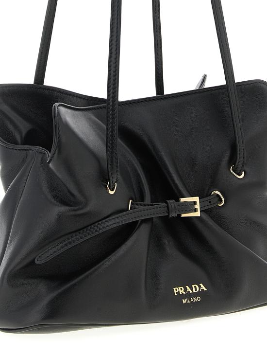 25FW 프라다 숄더백 1BG586VOOO2DX8F0002 BLACK DOM - PRADA