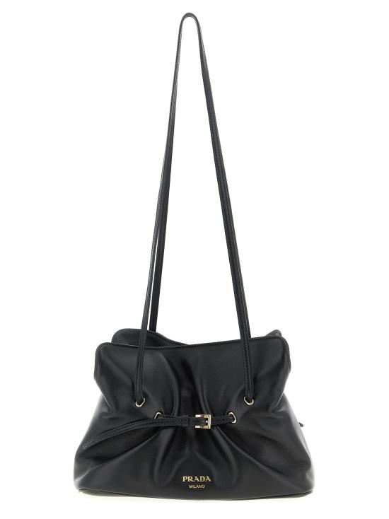 25FW 프라다 숄더백 1BG586VOOO2DX8F0002 BLACK DOM