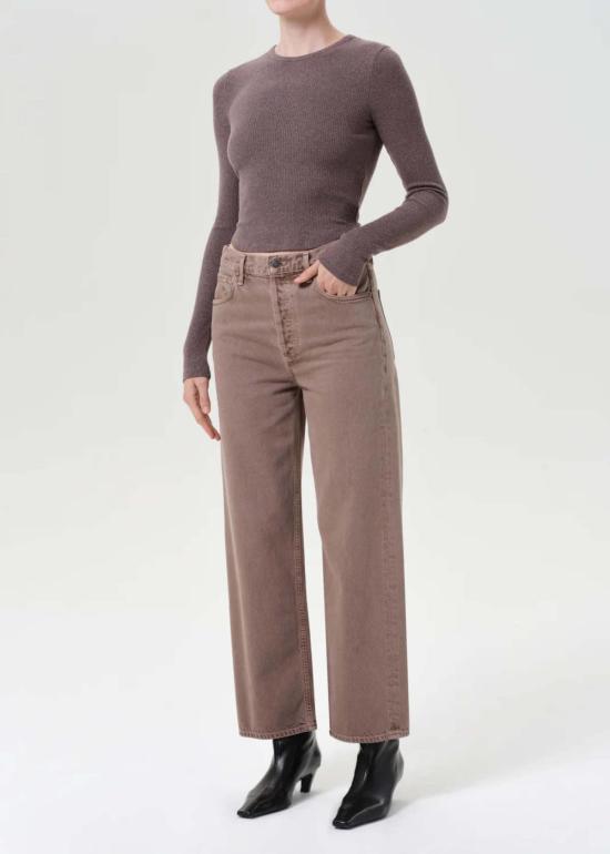  에이골디 데님 팬츠 아골드 렌 진스 세라믹 로즈 - AGOLDE