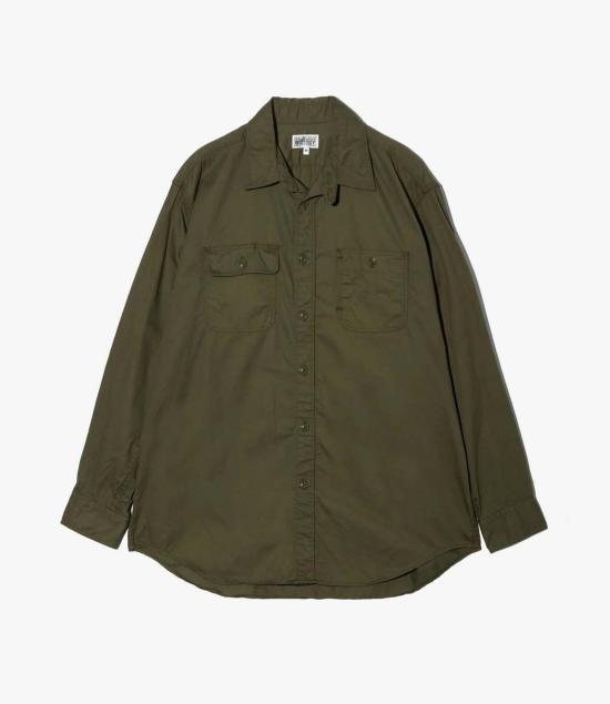  엔지니어드가먼츠 긴팔 셔츠 Engineered Garments Workaday 유틸리티 셔츠