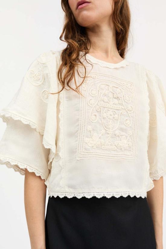  스칼 스튜디오 블라우스 자르딘 탑 - SKALL STUDIO