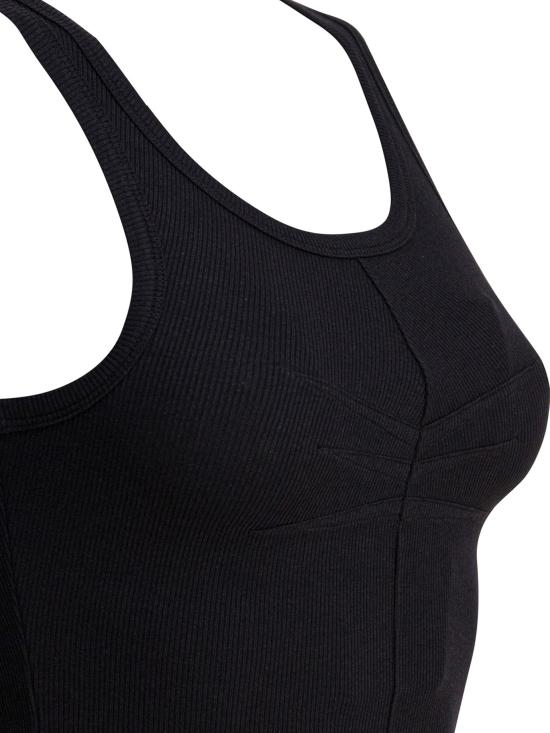 26SS 알라이아 민소매 티셔츠 AA9H1389J085C995 Black - ALAIA
