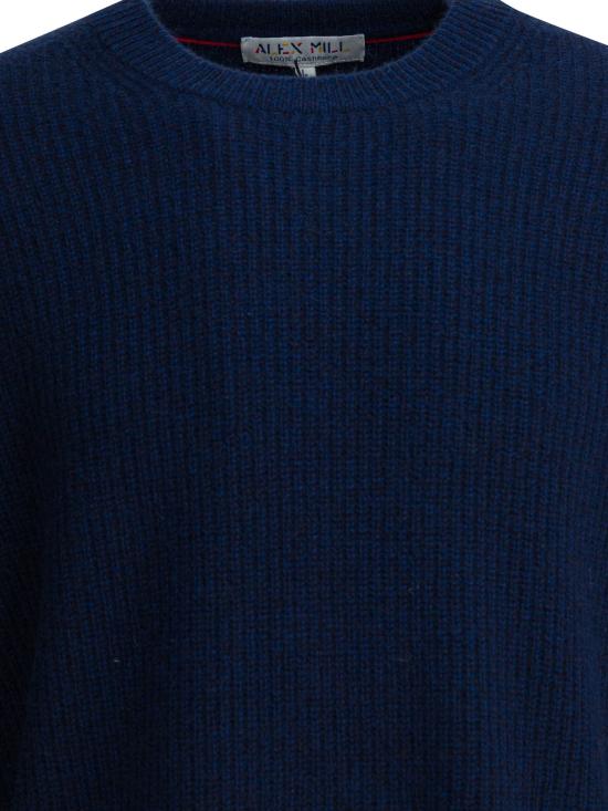 26SS 알렉스 밀 스웨터 247 MW263 2599HEATHER NAVY Blue - ALEX MILL