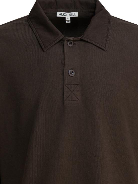 26SS 알렉스 밀 폴로 티셔츠 257 MK133 2616DARK CHOCOLATE Brown - ALEX MILL