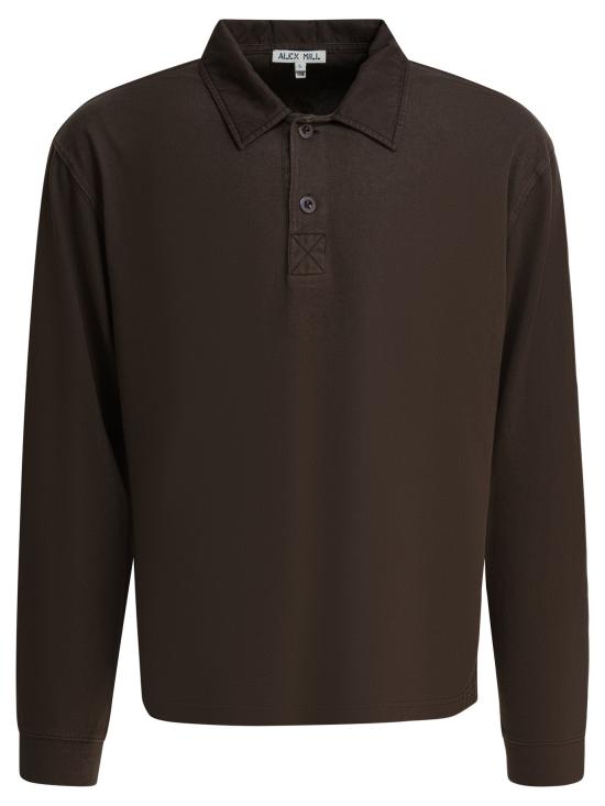 26SS 알렉스 밀 폴로 티셔츠 257 MK133 2616DARK CHOCOLATE Brown