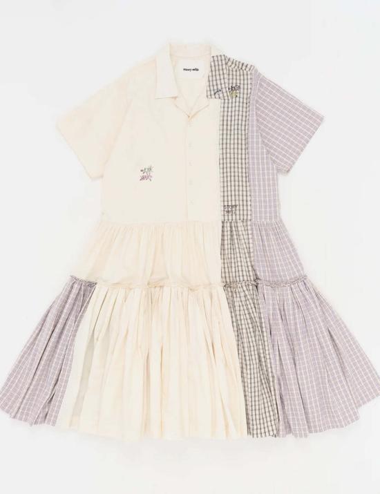  스토리엠에프지 롱 원피스 스토리 제조 애플 드레스 - STORY MFG