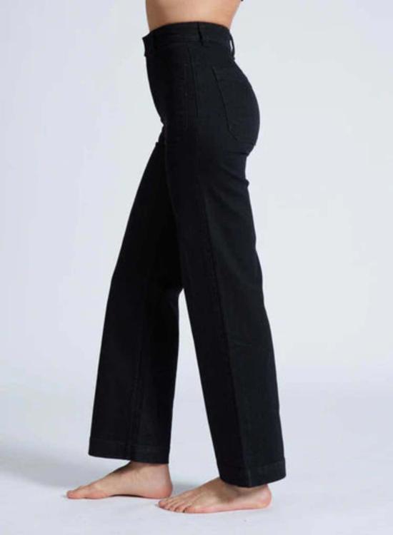  ASKK 뉴욕 데님 팬츠 Askk Ny 세일러 벨벳 진 블랙 - ASKK NY