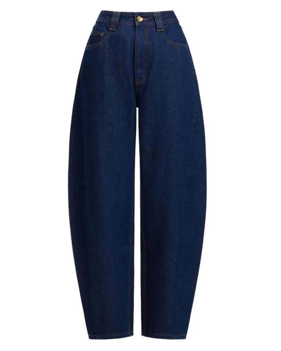  에이지 데님 팬츠 아제 스티비 배럴 앵클 진 미디엄 워시 데님