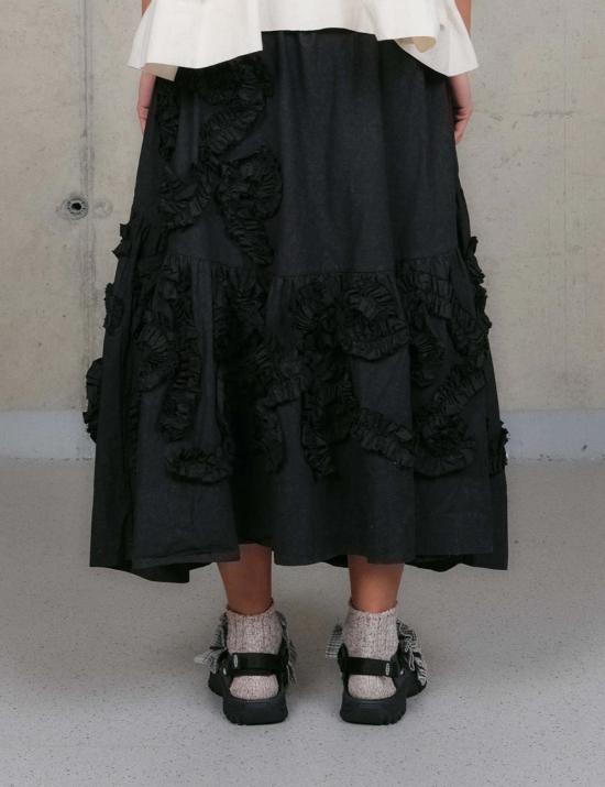  스토리엠에프지 미디 스커트 스토리 제조 오빗 스커트 - STORY MFG