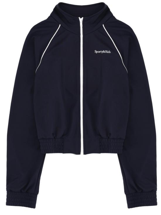 25FW 스포티앤리치 긴팔 티셔츠 JA06664300BL107 DARKNAVY WHITE MULTICOLOUR