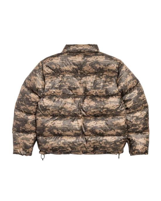  스투시 숏패딩 스터시 마이크로 립스톱 다운 재킷 디지카모 - STUSSY