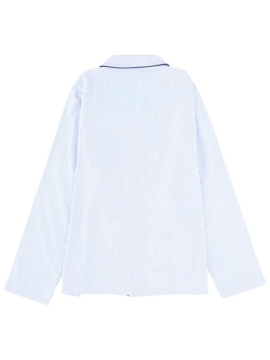 25FW 스포티앤리치 긴팔 셔츠 SI02164243ST02 BLUESTRIPE - SPORTY & RICH