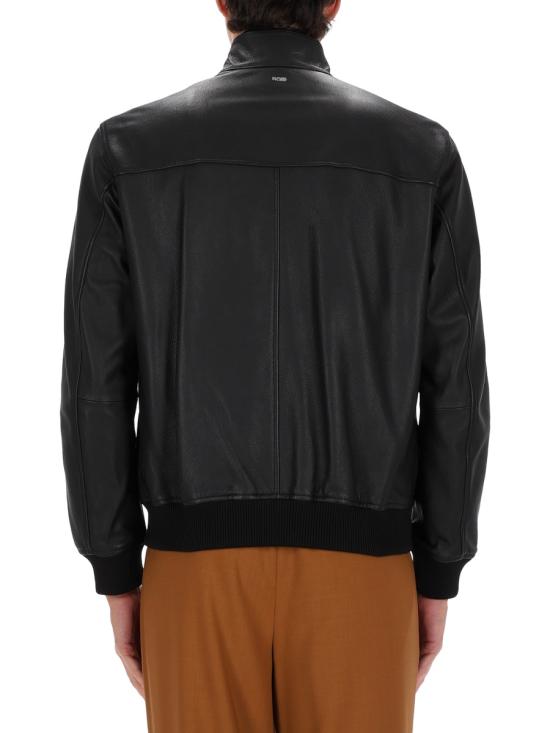 25FW 보스 가죽 자켓 50543899 10273372001 BLACK - BOSS
