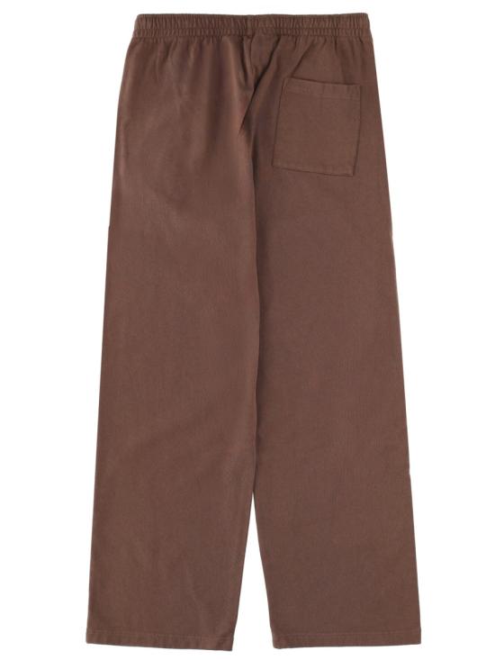 25FW 스포티앤리치 스트레이트 팬츠 PA05565243BR03 CHOCOLATE BROWN - SPORTY & RICH