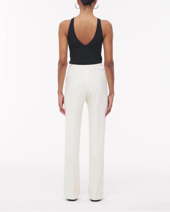  어나더 투모로우 스트레이트 팬츠 또 다른 내일 저지 팬츠 바닐라 - ANOTHER TOMORROW