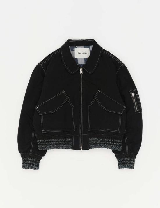  스토리엠에프지 봄버 자켓 스토리 제조 그레인 재킷