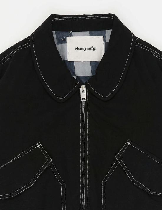  스토리엠에프지 봄버 자켓 스토리 제조 그레인 재킷 - STORY MFG