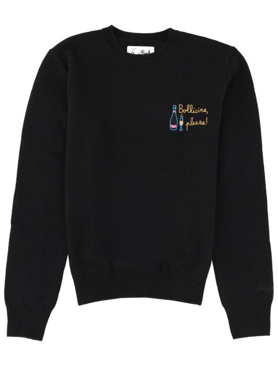 25FW 세인트바쓰 긴팔 티셔츠 QUE0032 03949I00 BLACK
