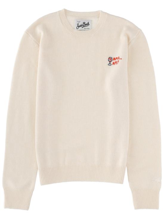 25FW 세인트바쓰 긴팔 티셔츠 QUE0032 03948I10 IVORY