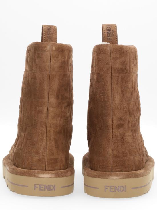 25FW 펜디 아프레 시크 FF 스웨이드 로우 부츠 8T8606 ASA1F0C23 BROWN - FENDI