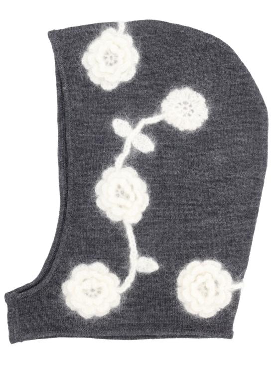 25FW 가니 바라클라바 A7271 252 CHARCOAL - GANNI