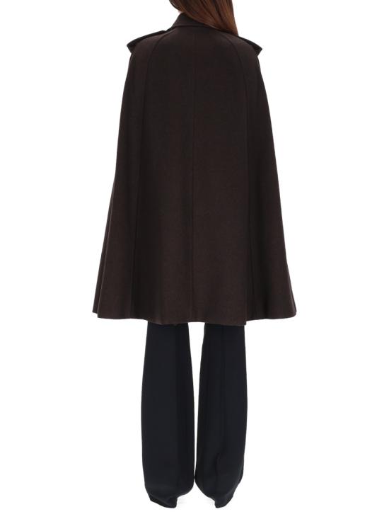 25FW 버버리 벨몬트 캐시미어 트렌치 케이프 8115048 C3876 BROWN - BURBERRY