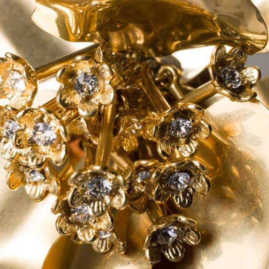 26FW 미우미우 브로치 5IS1292IEU F0NXA ORO CRYSTAL - MIU MIU