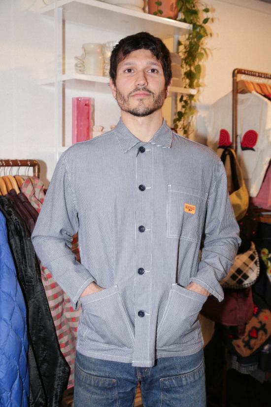  서비스웍스 자켓 서비스 웍스 히코리 스트라이프 잡일 셔츠 - SERVICE WORKS