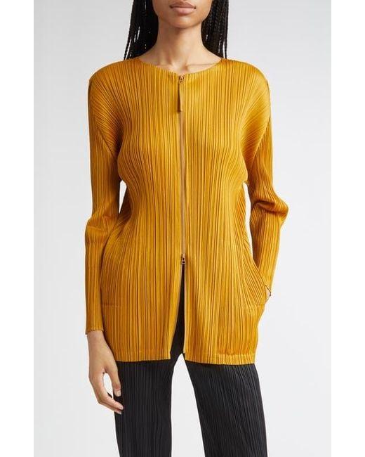 25FW 플리츠플리즈 후드 티셔츠 PP58JC13256 OCHER DOM