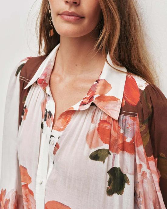  에이지 롱 원피스 아제 에스피릿 맥시 스모크 드레스 레드 - AJE