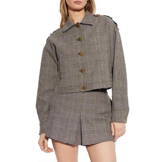  셀프 포트레이트 자켓 RS25100JABRBROWN DOM