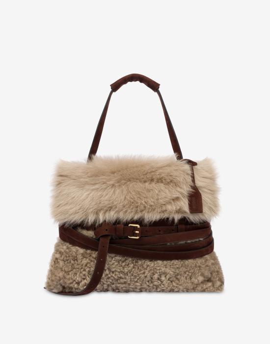 25FW 모스키노 숄더백 POLMC4050PP1NOM1POL10A Beige DOM