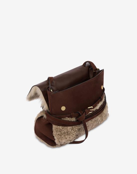 25FW 모스키노 숄더백 POLMC4050PP1NOM1POL10A Beige DOM - MOSCHINO