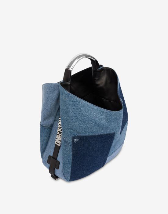 25FW 모스키노 숄더백 POLMC4048PP1NOO5POL70A Blue DOM - MOSCHINO