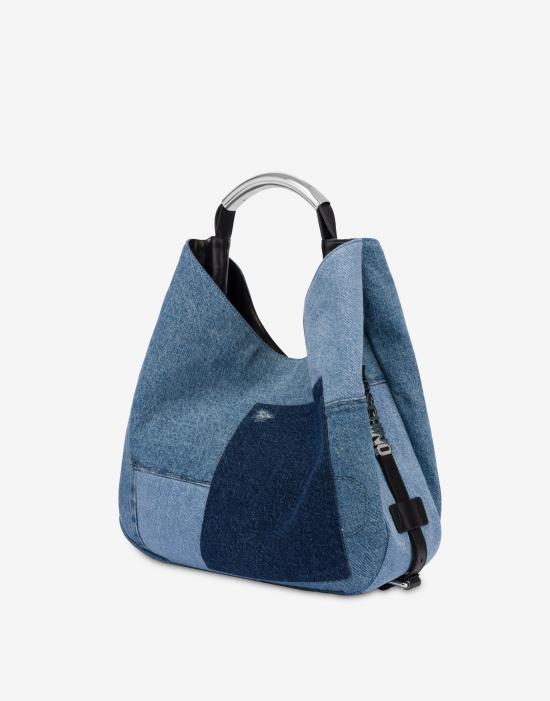 25FW 모스키노 숄더백 POLMC4048PP1NOO5POL70A Blue DOM - MOSCHINO