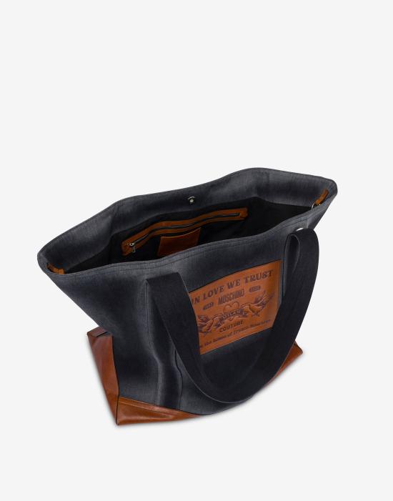 25FW 모스키노 숄더백 POLMC4242PP0NOO1POL00A Black DOM - MOSCHINO