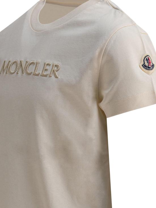 25FW [키즈] 몽클레어 폴로 셔츠 K2 954 8C000 16 89AT9050 BEIGE - MONCLER