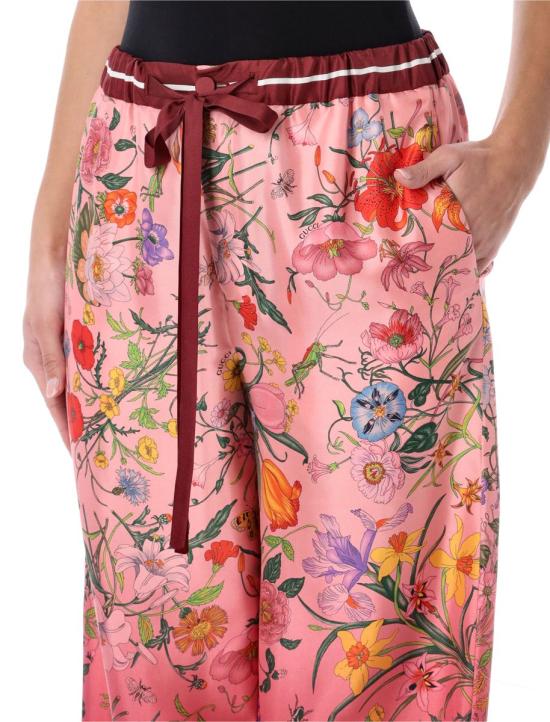 25FW 구찌 숏팬츠 25A837980Z7AUH 5057 PINK RED ANCORA MULTICOLOR - GUCCI