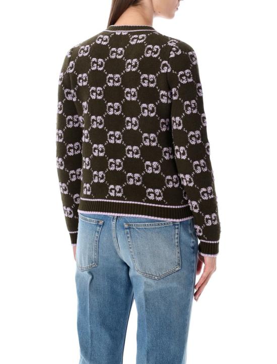 25FW 구찌 스웨터 25A713300XKCNA 3039 MILTARY LILAC - GUCCI