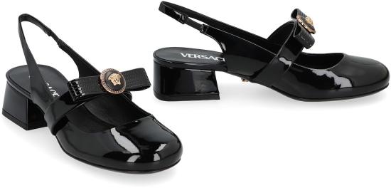 25SS 베르사체 힐/펌프스 1018457D2VE 1B00V Black - VERSACE