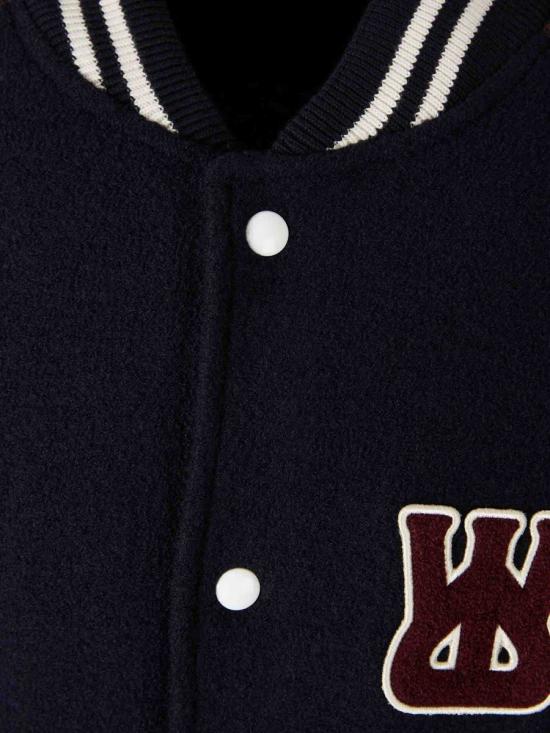 25FW 웨일즈보너 봄버 자켓 MA25JE18 JE04 503NAVY MIDNIGHT BLUE - WALES BONNER