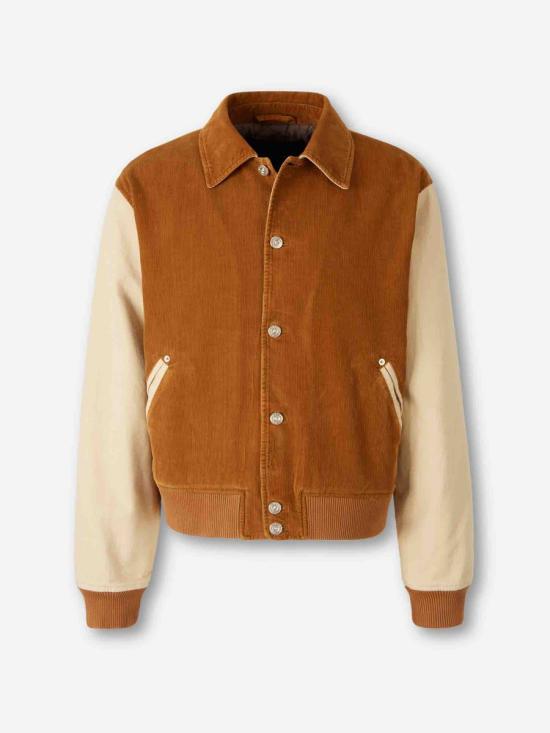 25FW 웨일즈보너 봄버 자켓 MA25JA09 CO04 801BROWN SAND