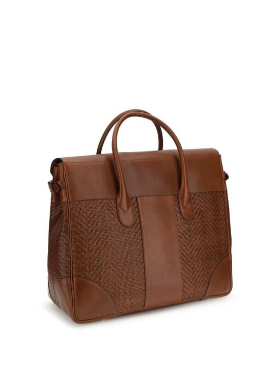 26SS 브루넬로 쿠치넬리 브리프케이스 MBXOBU426 C9186 BROWN - BRUNELLO CUCINELLI