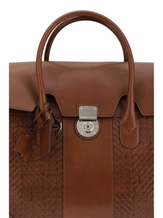 26SS 브루넬로 쿠치넬리 브리프케이스 MBXOBU426 C9186 BROWN - BRUNELLO CUCINELLI