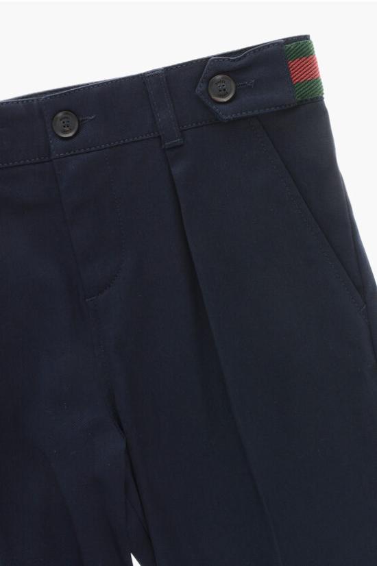  [키즈] 구찌 스트레이트 팬츠 737990XWA0I 4080 Blue - GUCCI