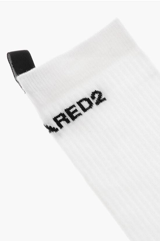  디스퀘어드2 양말 S82DFV17 SJ2720 100 White - DSQUARED2