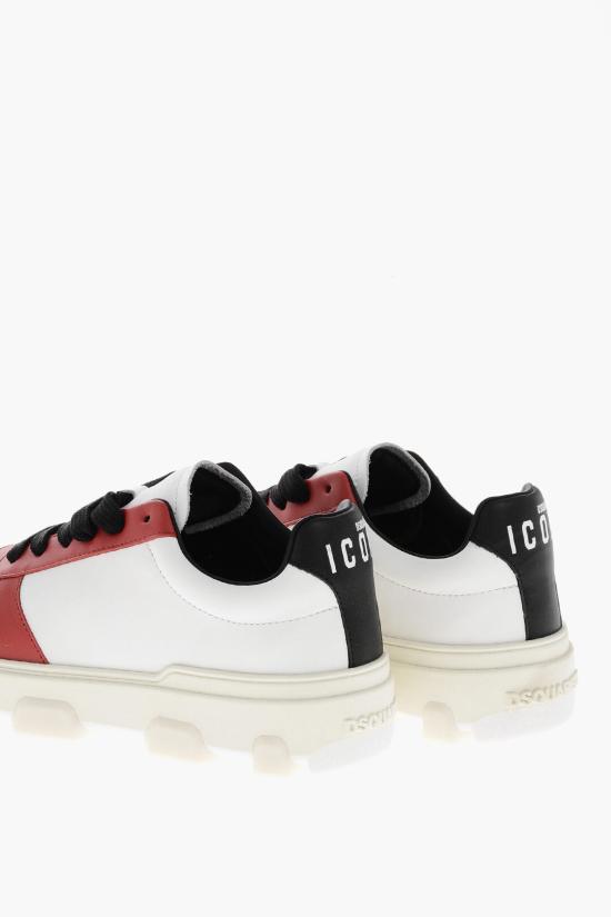  디스퀘어드2 스니커즈 S82SNM0350 SJ01502228 M1899 Rosso Bianco e Nero - DSQUARED2